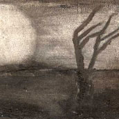 Untitled - mud on canvas